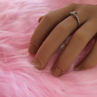 Faux Fur nail photo prop