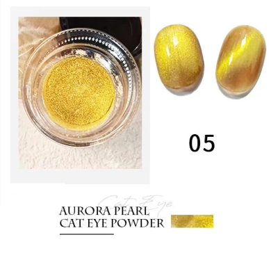 Aurora Pearlescent Chrome Cats Eye