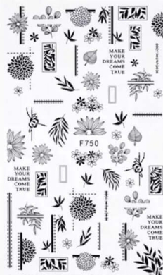 Flower series stickers