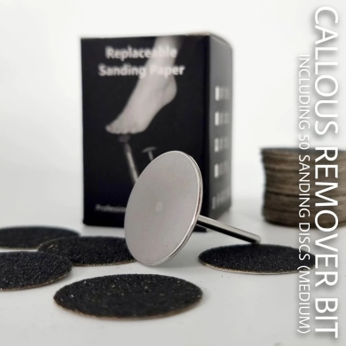 Callus Bit with 50 Medium Grit Sanding Discs