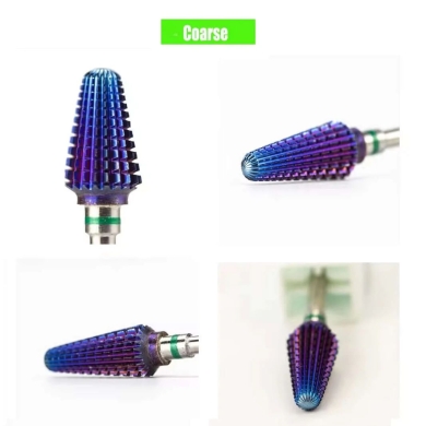 Purple-Gold Tungsten Carbide Tapered Cone Drill Bit