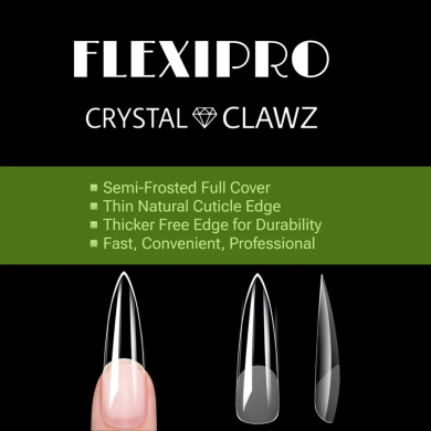Full Flexipro Nail Tips - Semi-Frosted